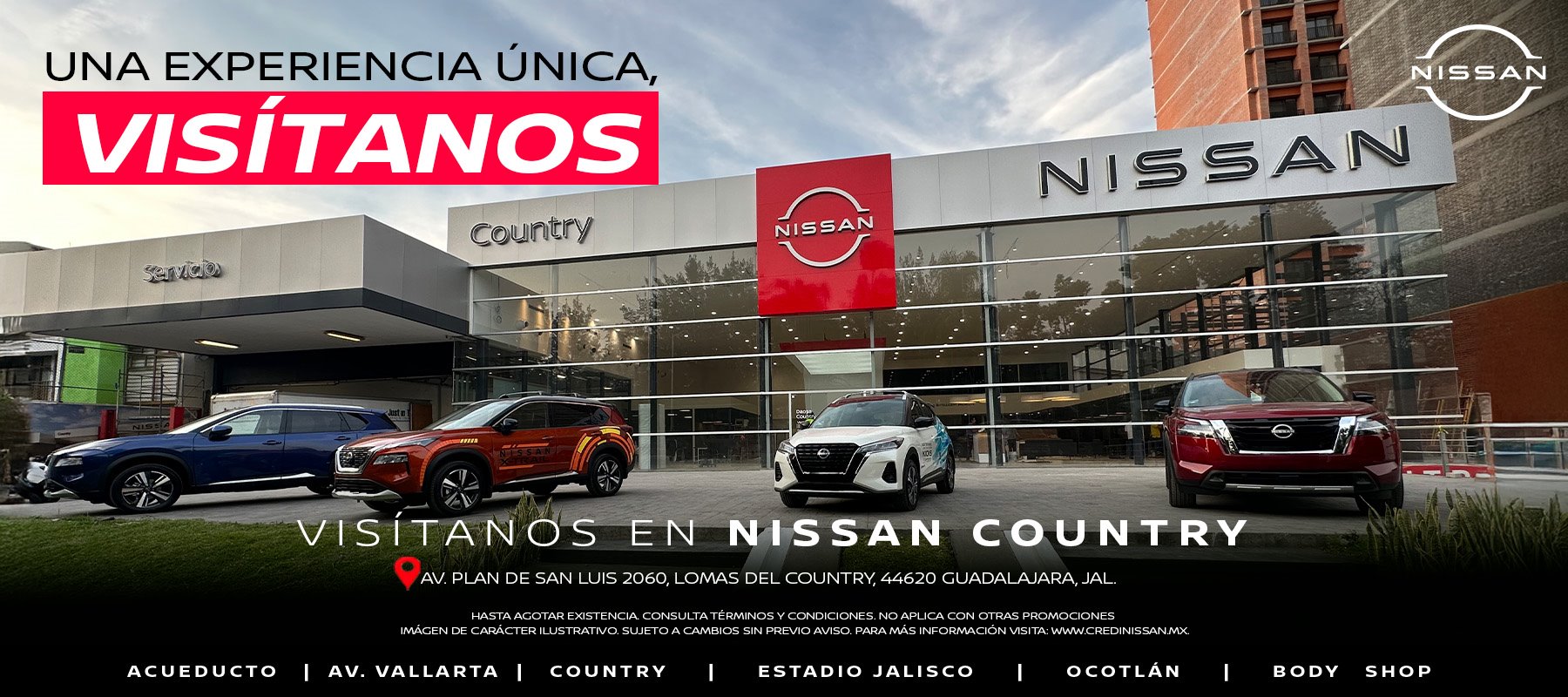 Nissan Country Jalisco | Autos Nuevos | Autos Seminuevos | Agencia de Autos